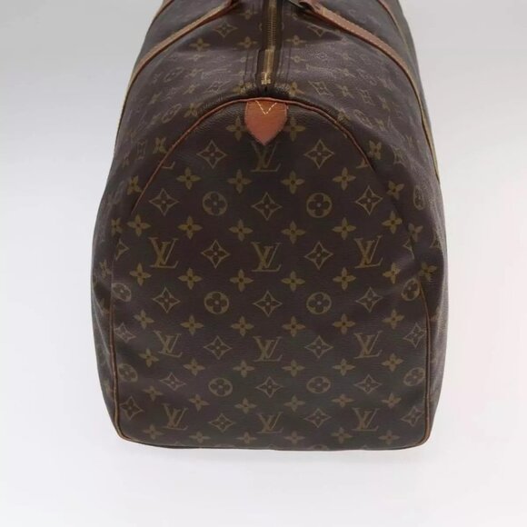 LOUIS VUITTON Monogram Keepall 60 Boston Bag M41422 LV Auth - Picture 14 of 16